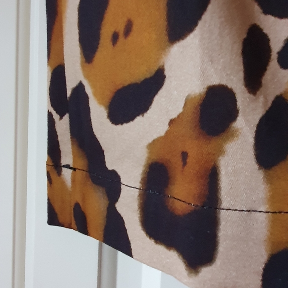 Vivienne Westwood Anglomania Iconic Leopard print cotton pencil skirt 40 NWOT - Picture 6 of 8